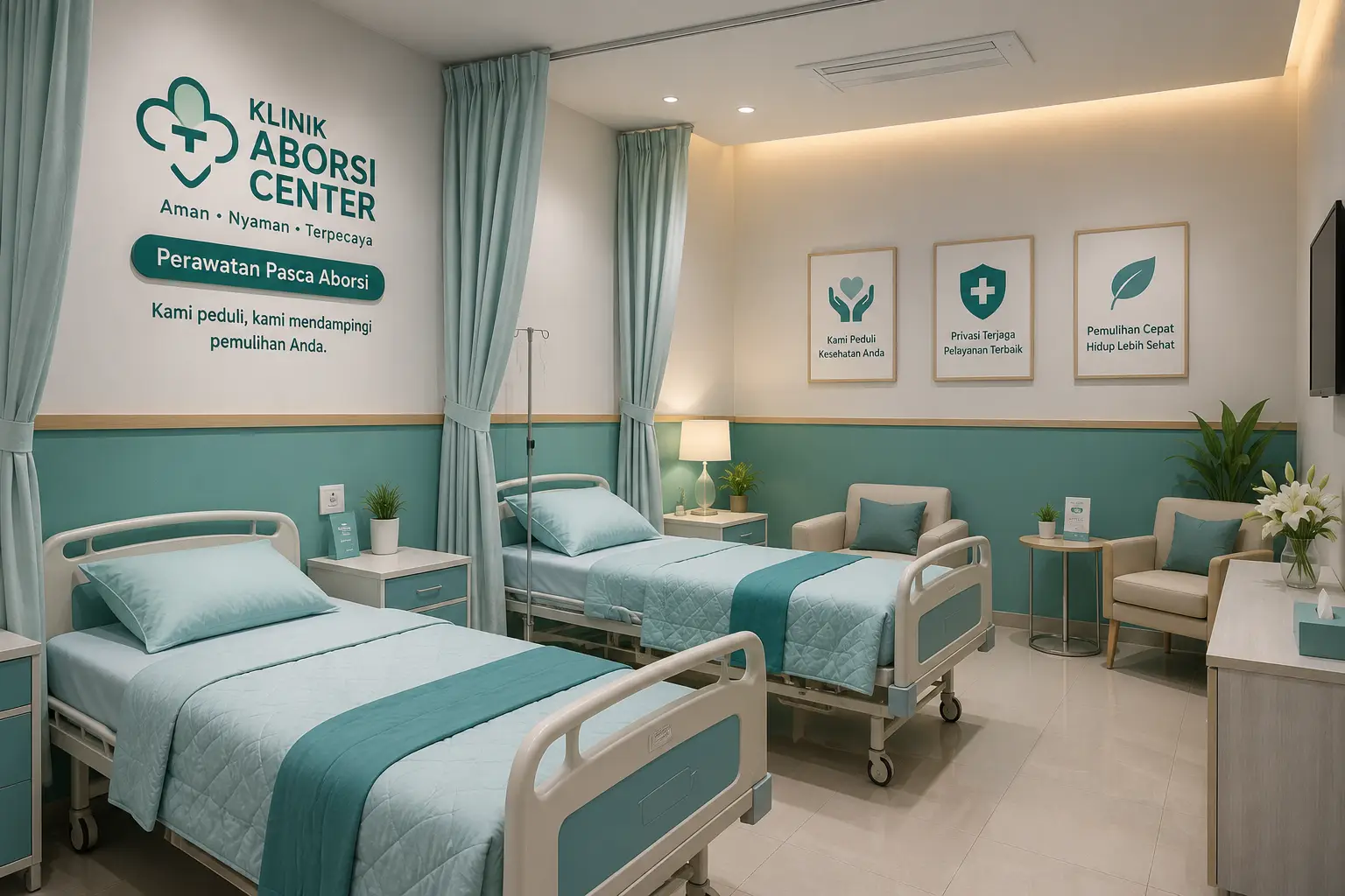 ruangan klinik aborsi center