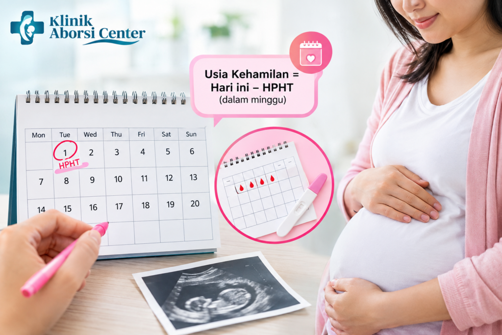 Cara menghitung usia kehamilan dari terakhir haid